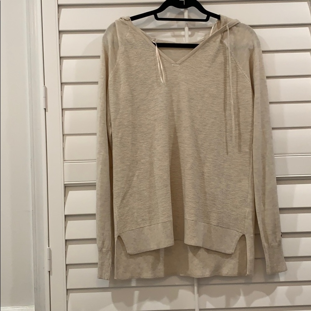 Calia cream hooded sweater